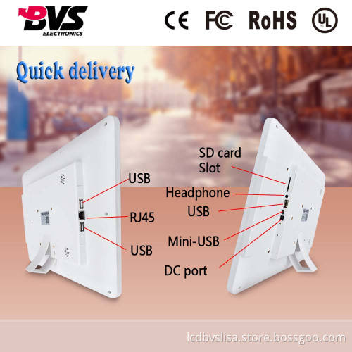 13.3 Inch Industrial Android 4.0 Multi-touch screen wifi all in one pc